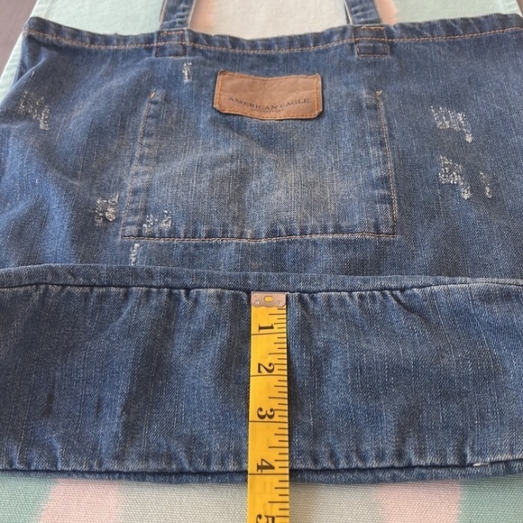American Eagle Outfitters Denim Tote Bag NWOT - Picture 9 of 9